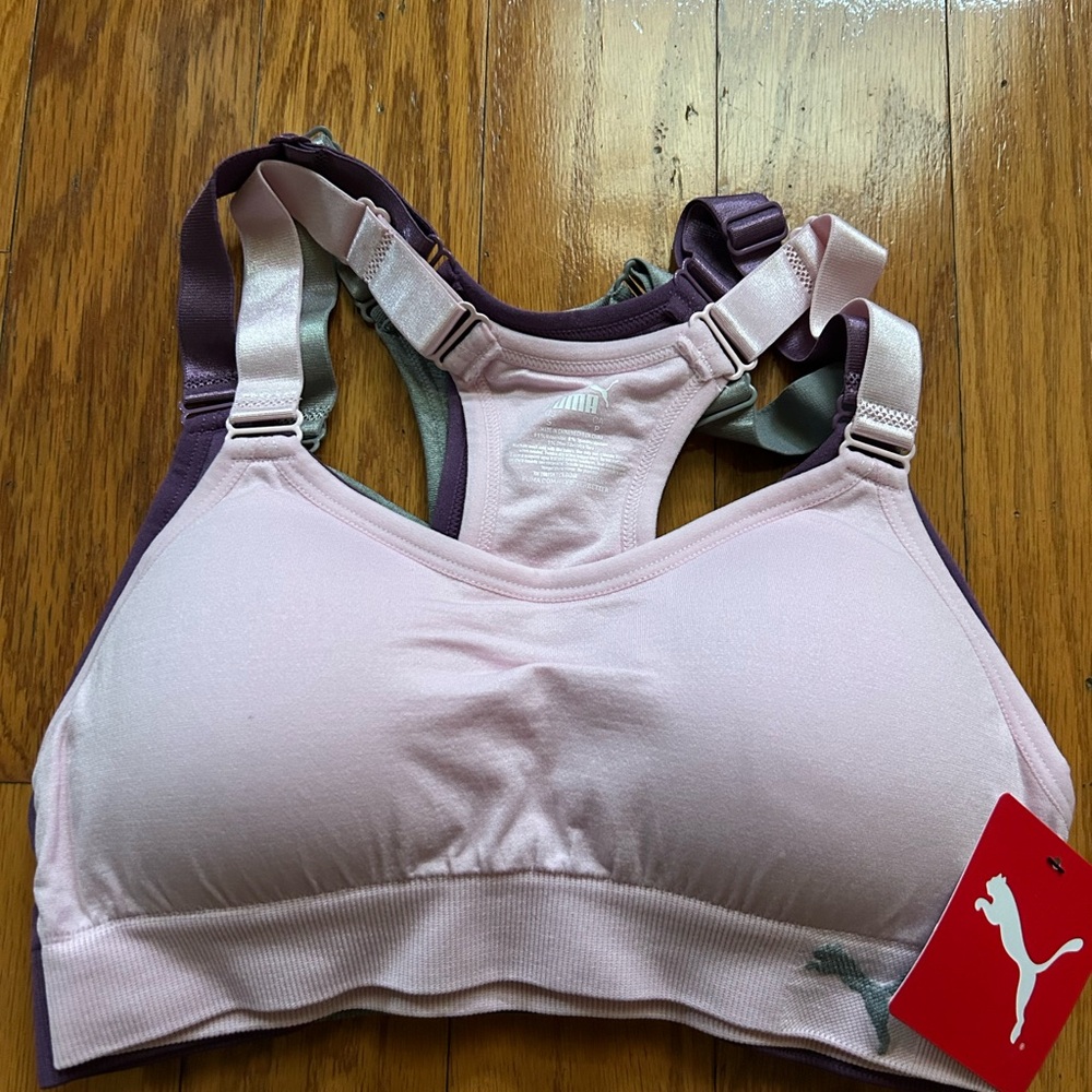 NWT Puma sports bra 3 pack